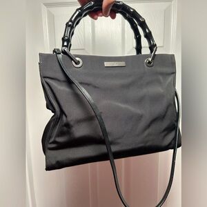 Vintage Gucci Nylon Bamboo Top Handle